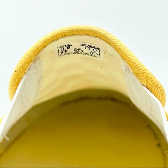 EUC Vans Yellow/White Checkerboard 9.5M/11W Slip-ons PLS READ DESCRIPTION - Picture 7 of 7
